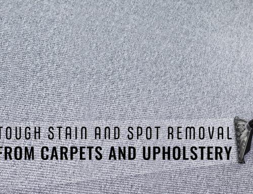 Tough Stain and Spot Removal from Carpets and Upholstery
